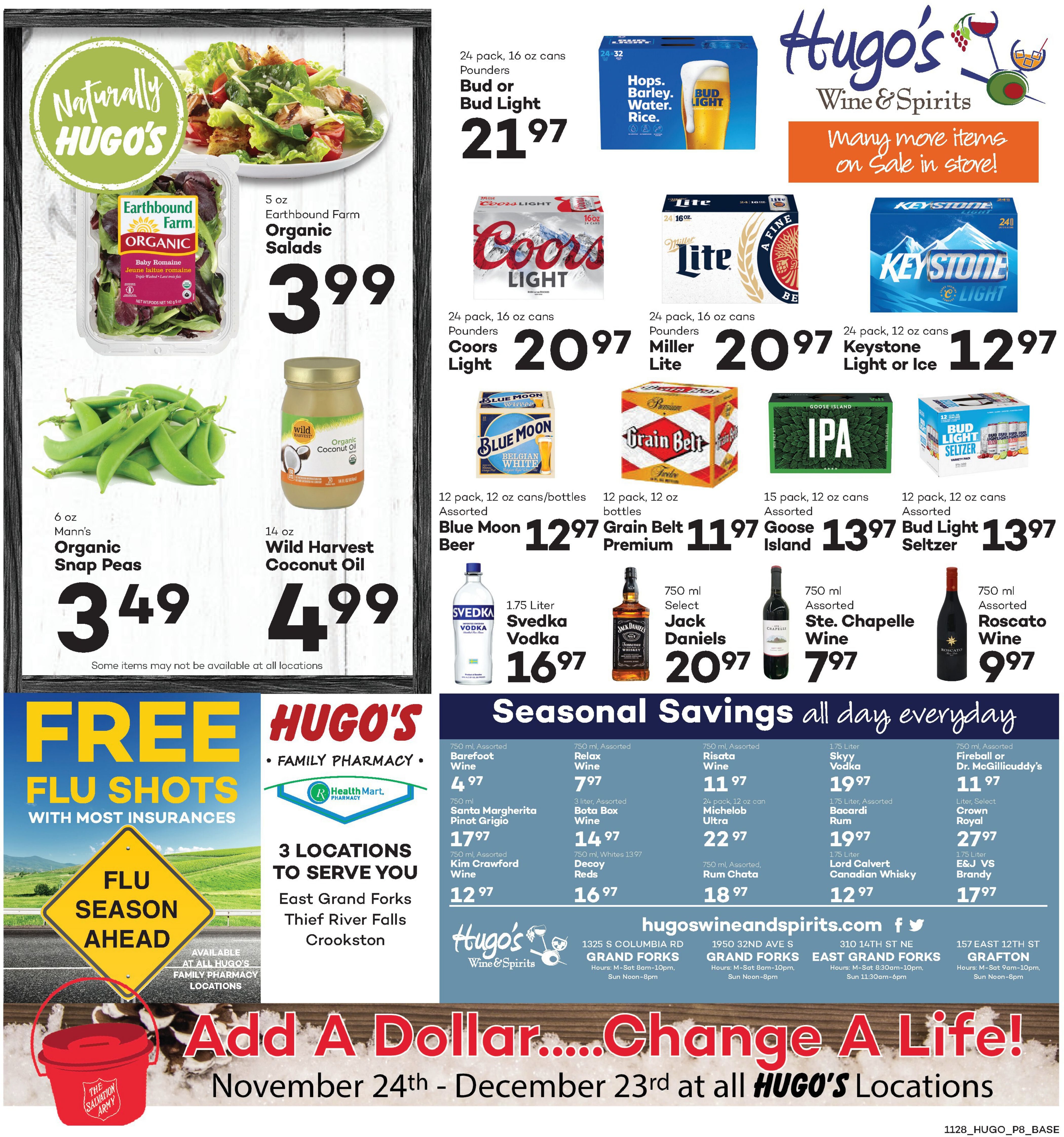 Hugo's Family Marketplace Weekly Ad Flyer November 28 to December 4, 2020