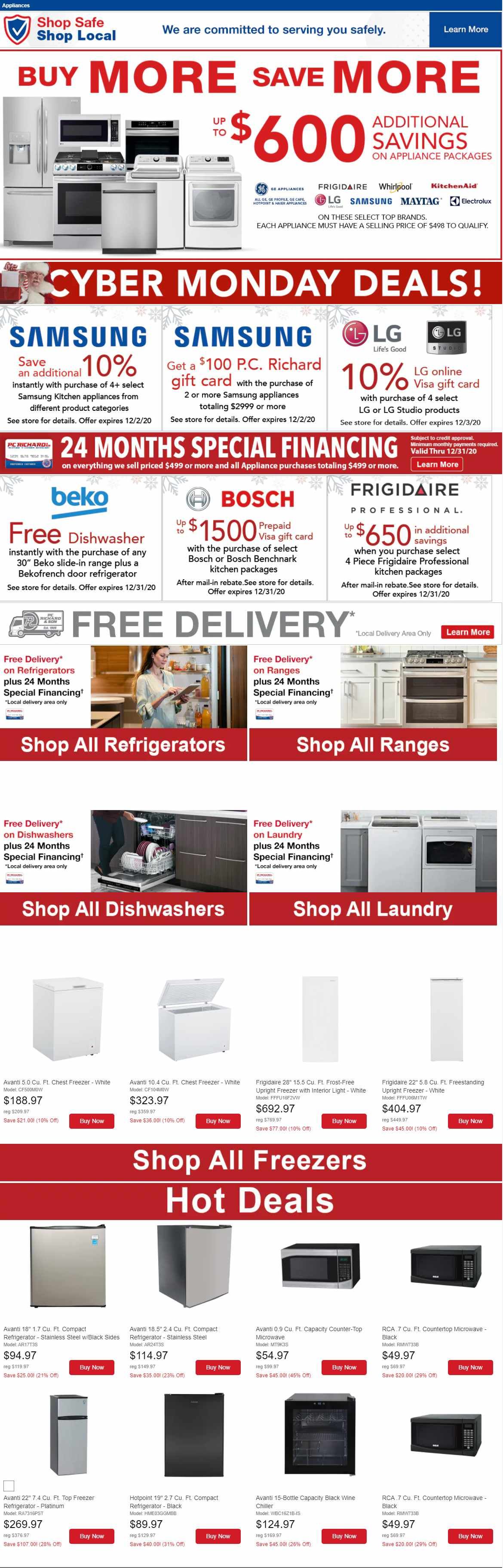 P.C. Richard & Son Weekly Ad Flyer November 29 to December 6