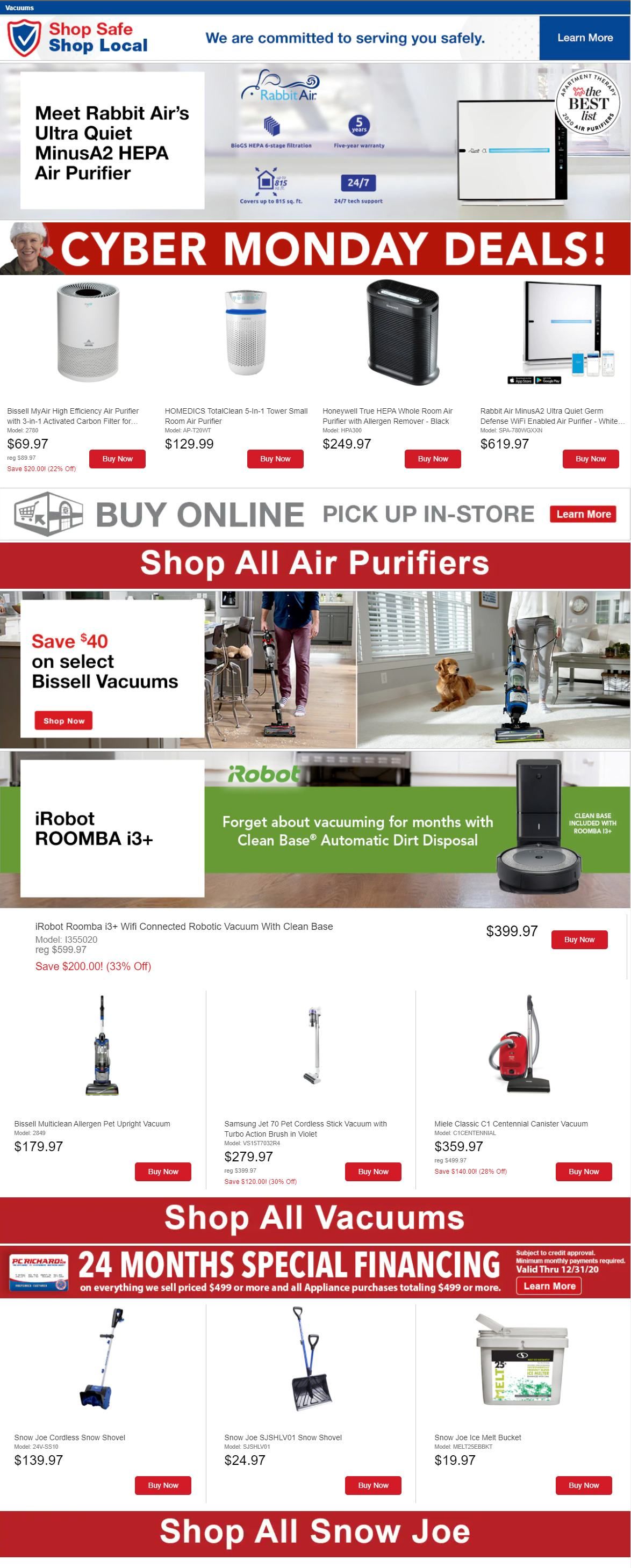 P.C. Richard & Son Weekly Ad Flyer November 29 to December 6