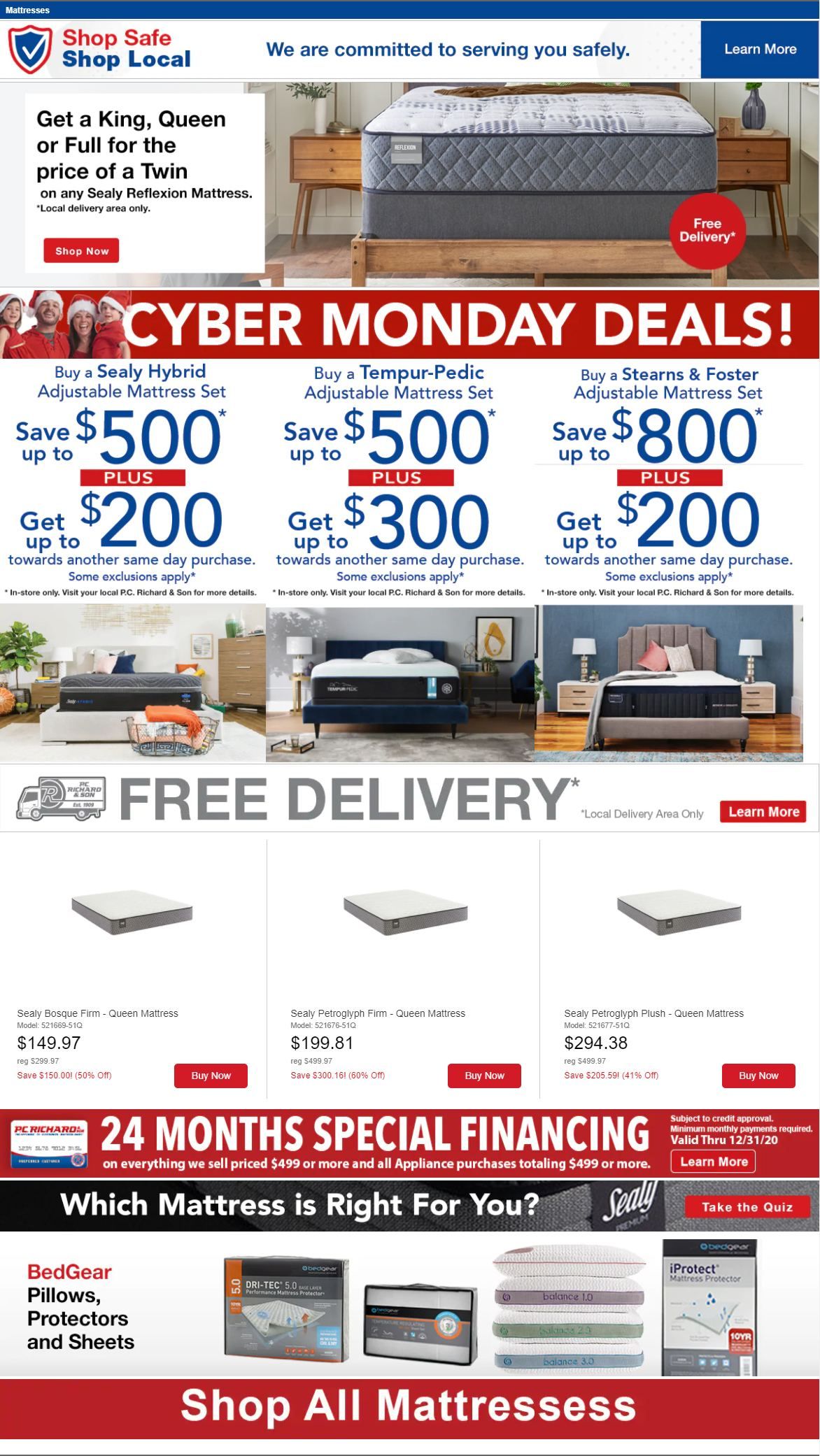 P.C. Richard & Son Weekly Ad Flyer November 29 to December 6