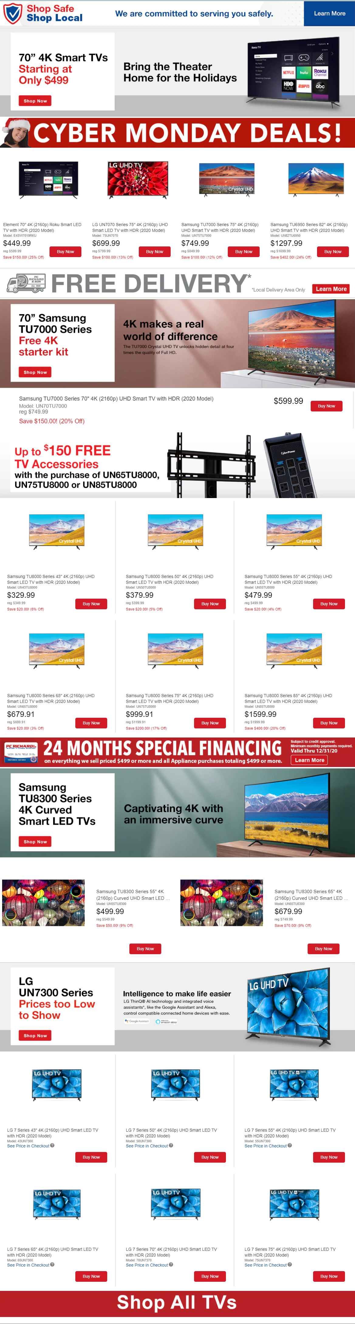 P.C. Richard & Son Weekly Ad Flyer November 29 to December 6