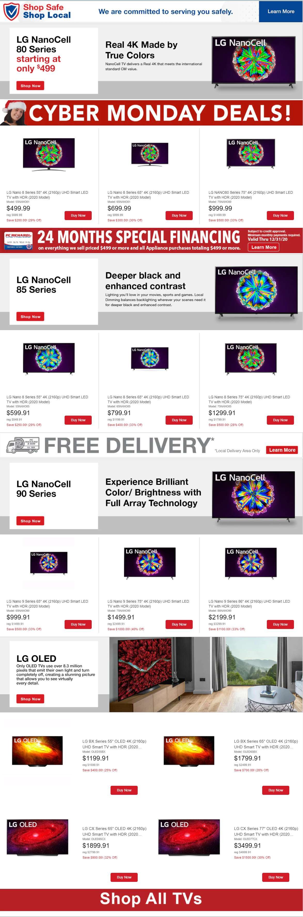 P.C. Richard & Son Weekly Ad Flyer November 29 to December 6