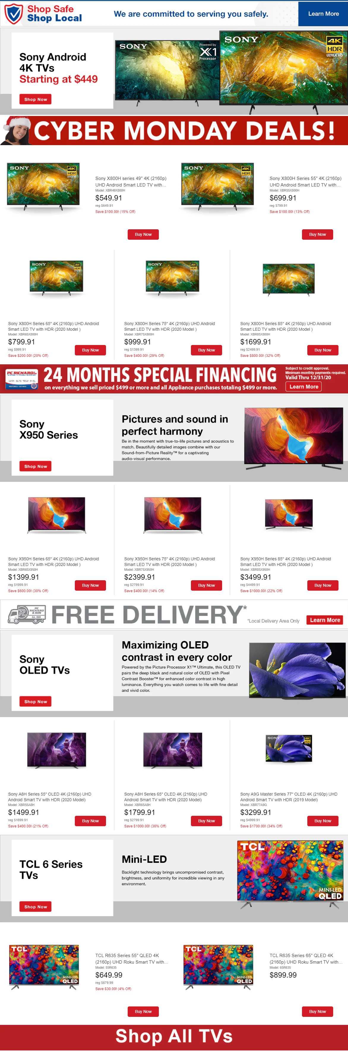 P.C. Richard & Son Weekly Ad Flyer November 29 to December 6