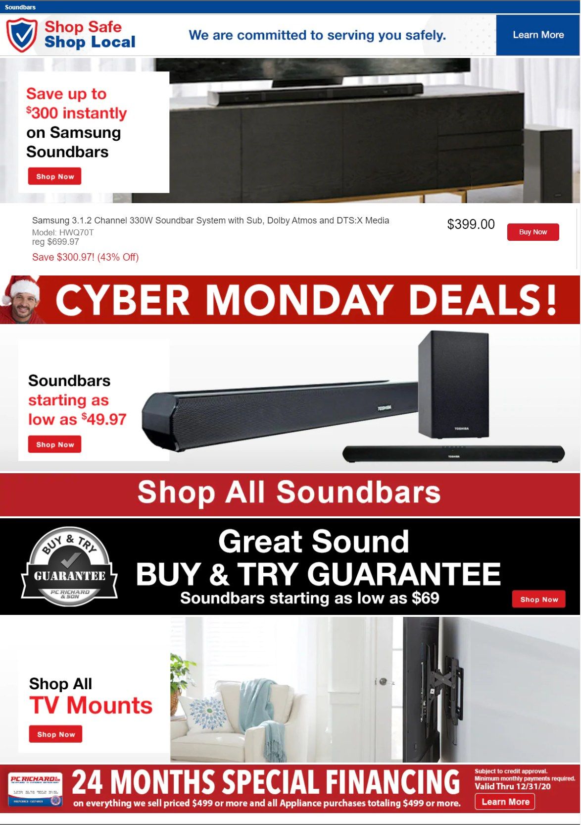 P.C. Richard & Son Weekly Ad Flyer November 29 to December 6