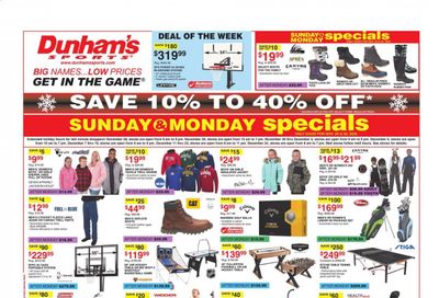 Dunham's Sports Weekly Ad Flyer November 28 to December 3