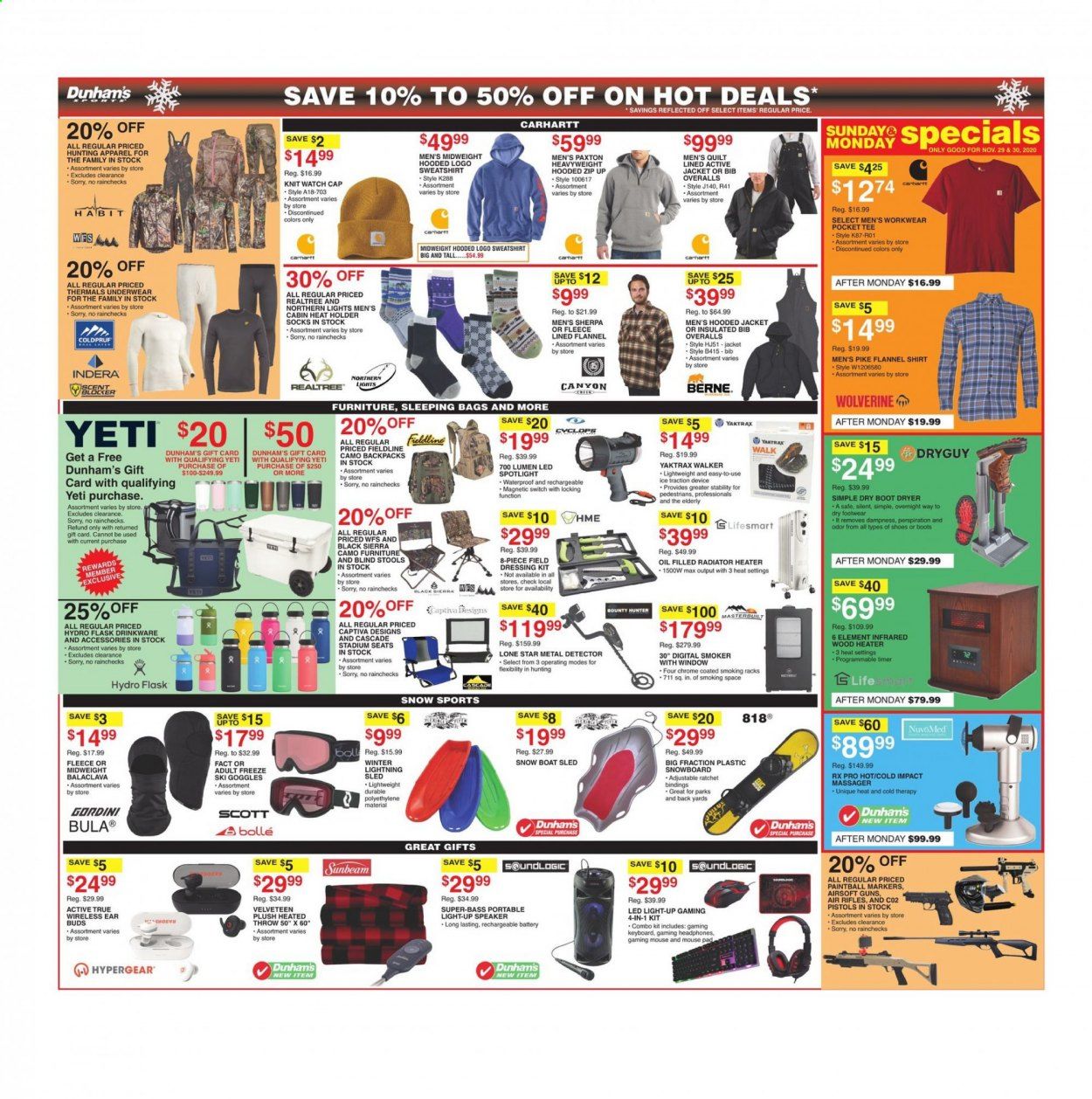 Dunham's Sports Weekly Ad Flyer November 28 to December 3