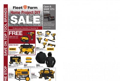 Fleet Farm Weekly Ad Flyer November 27 to December 26