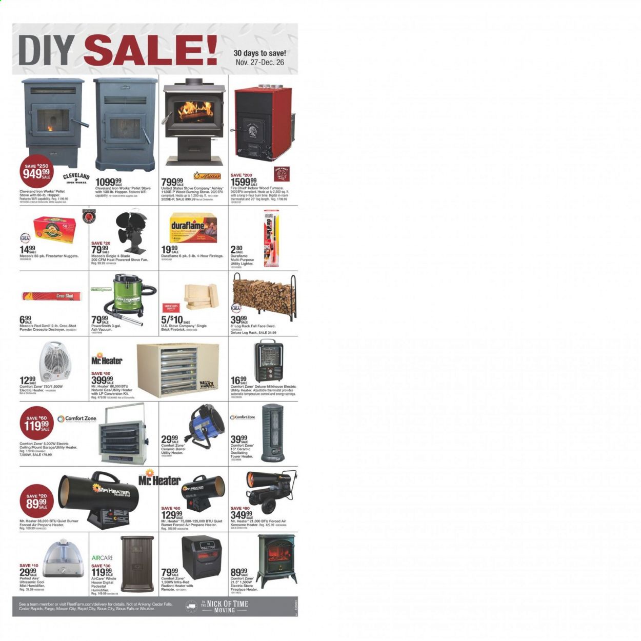 Fleet Farm Weekly Ad Flyer November 27 to December 26