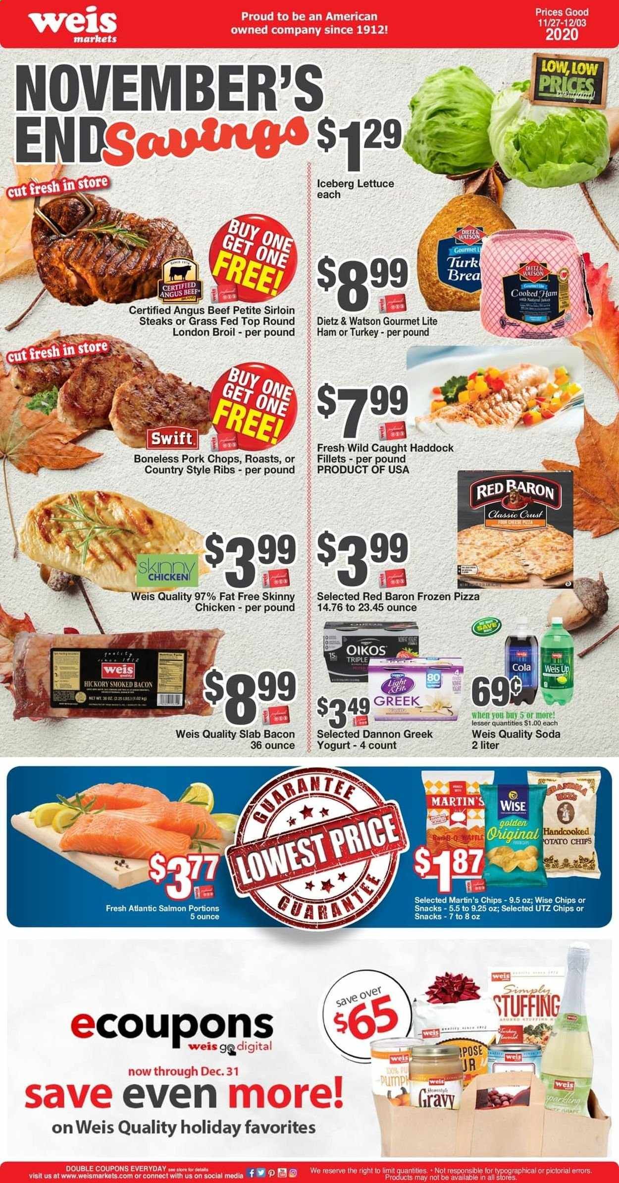 Weis Weekly Ad Flyer November 27 to December 3