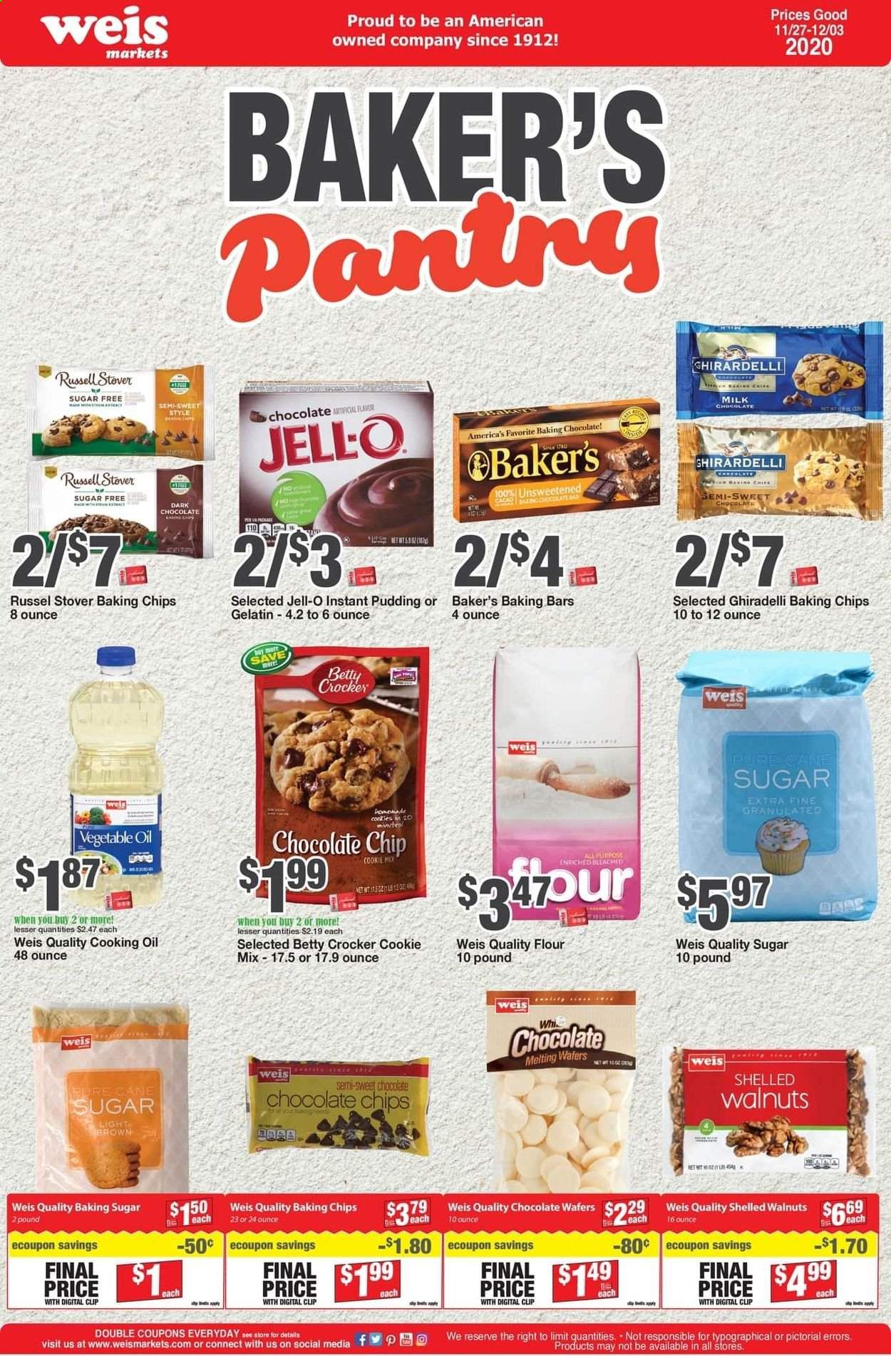 Weis Weekly Ad Flyer November 27 to December 3