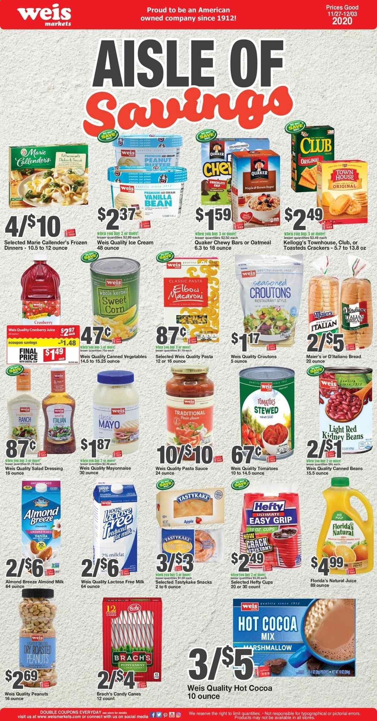 Weis Weekly Ad Flyer November 27 to December 3