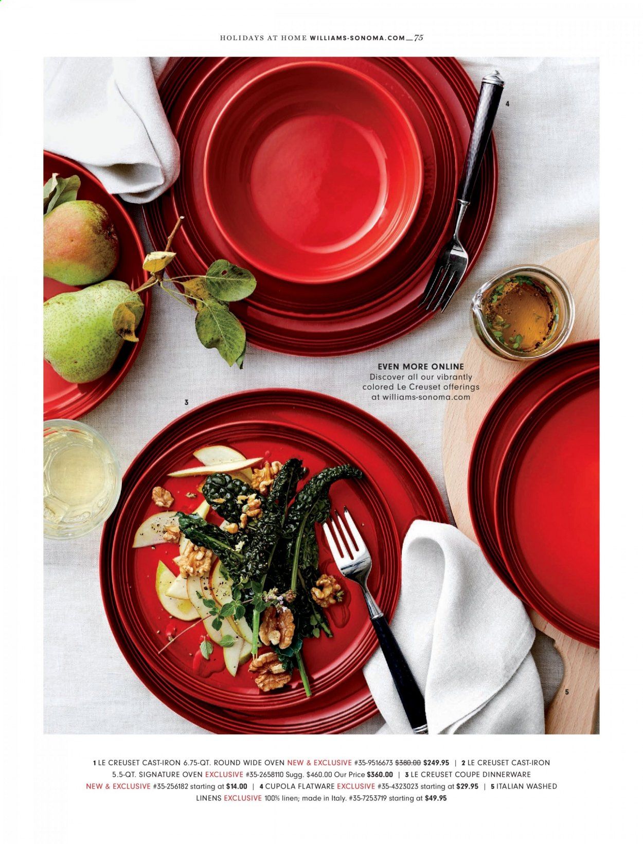 Williams-Sonoma Weekly Ad Flyer December 1 to December 31
