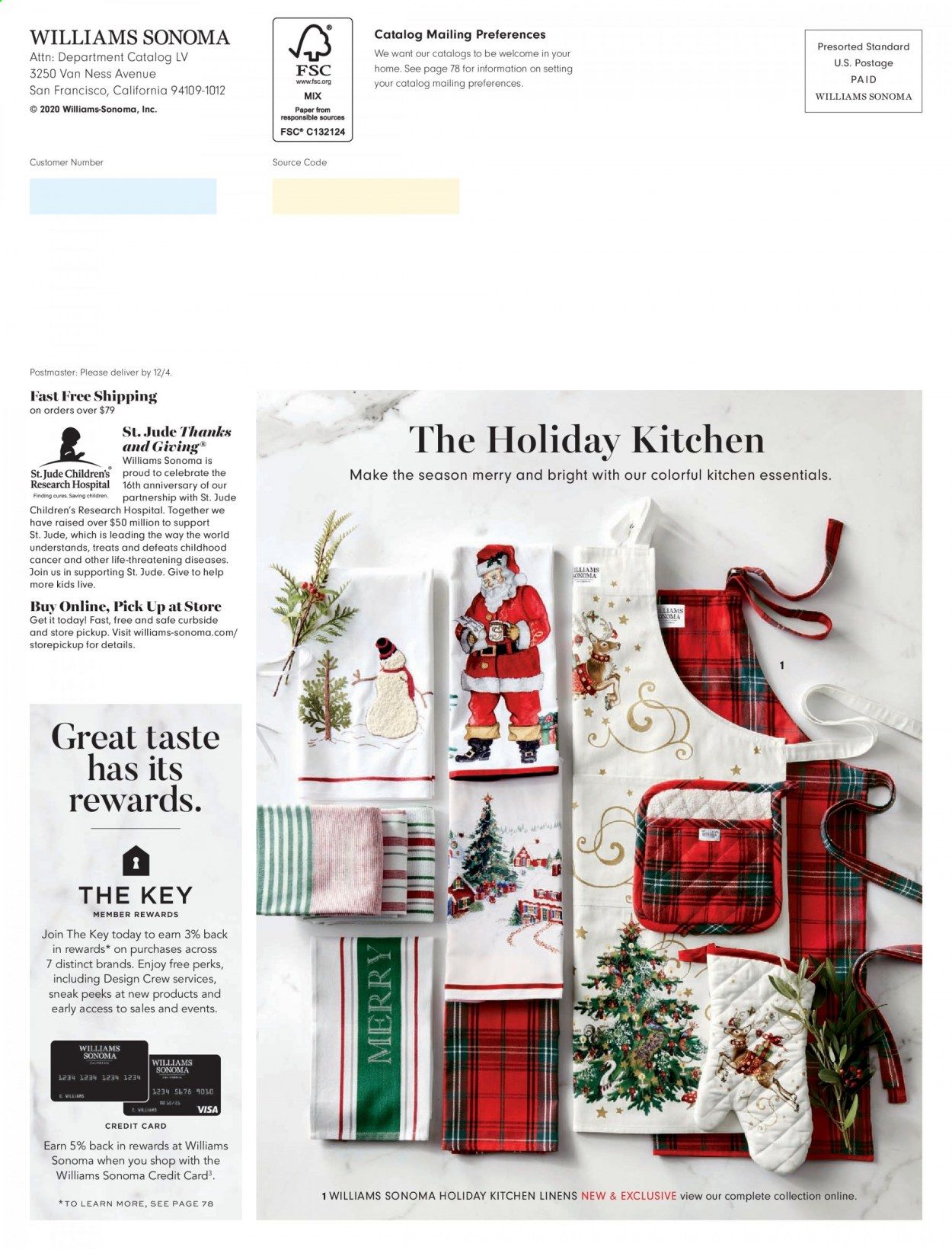 Williams-Sonoma Weekly Ad Flyer December 1 to December 31
