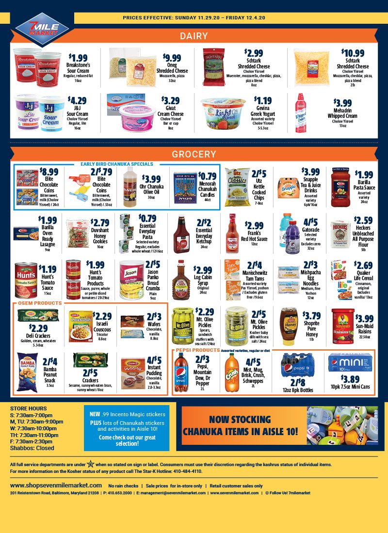 7 Mile Market Weekly Ad Flyer November 29 to December 4, 2020