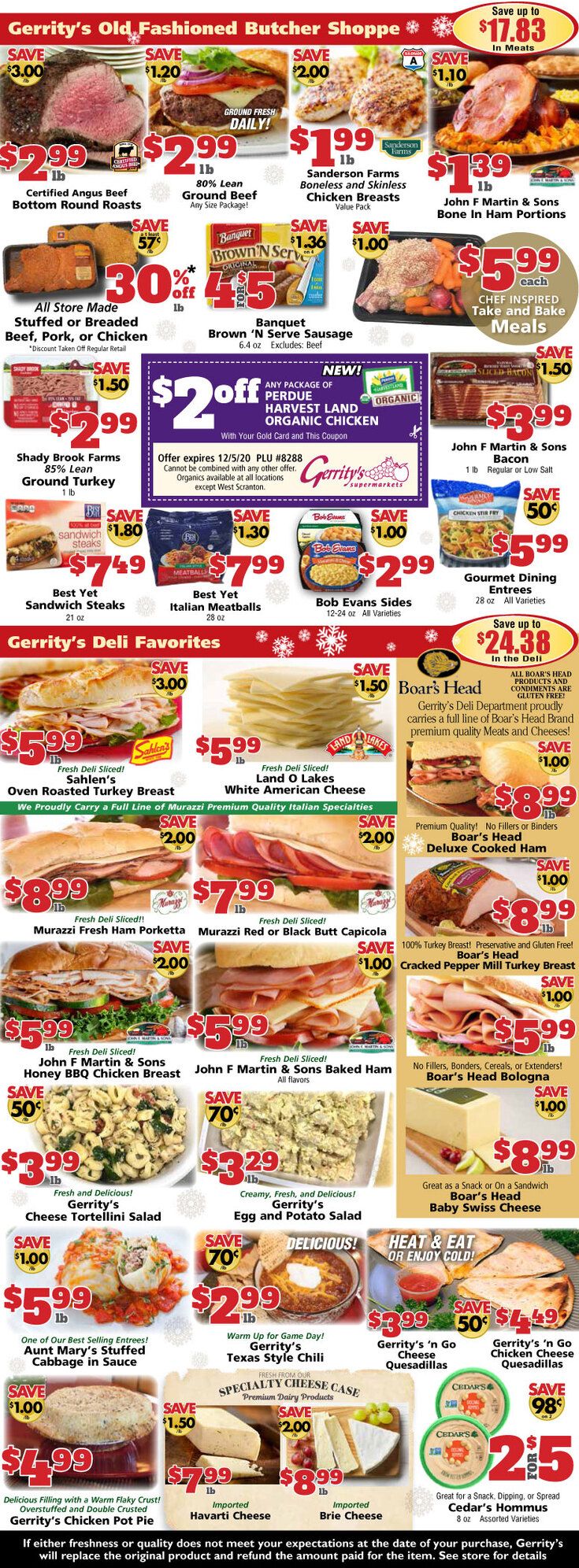 Gerrity's Thanksgiving Weekly Ad Flyer November 29 to December 05, 2020