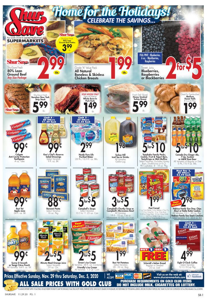 Gerrity's Thanksgiving Weekly Ad Flyer November 29 to December 05, 2020
