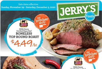 Jerry's Food Weekly Ad Flyer November 29 to December 05, 2020