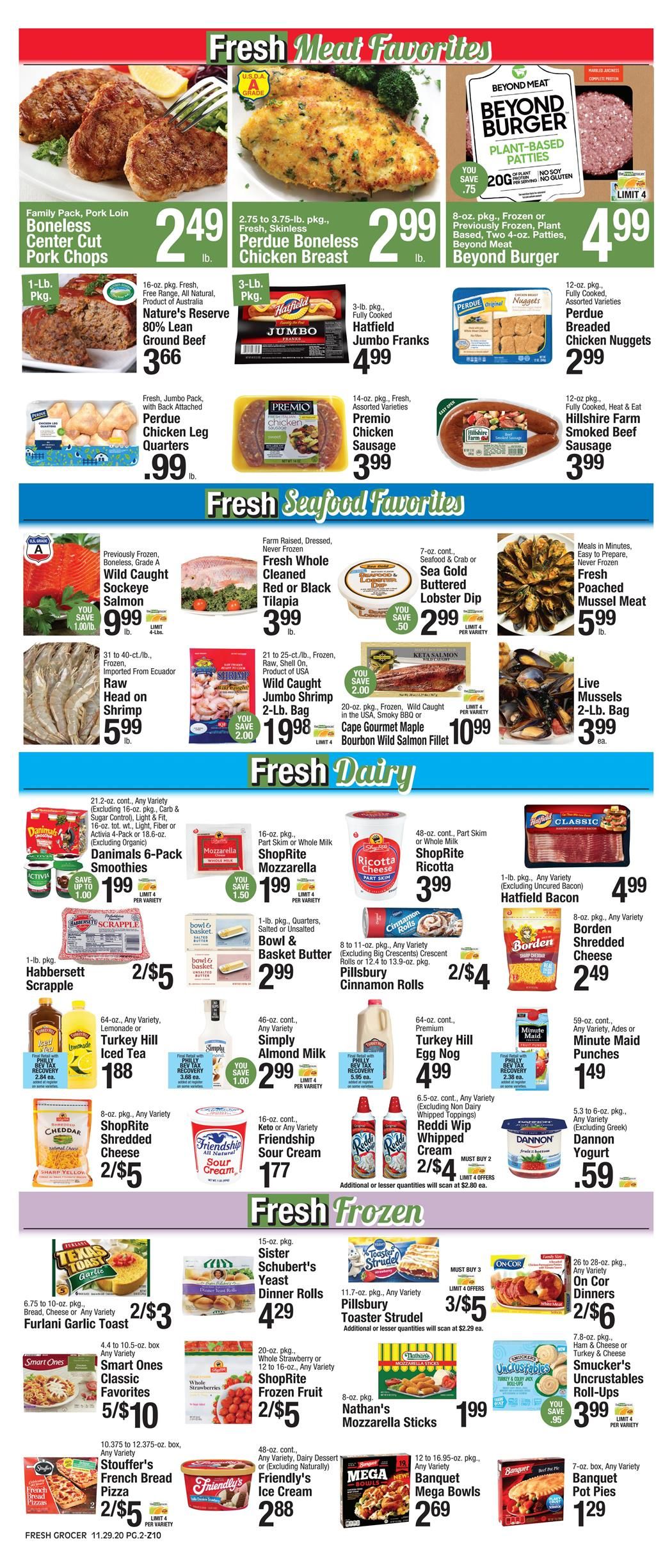 The Fresh Grocer Weekly Ad Flyer November 29 to December 5, 2020