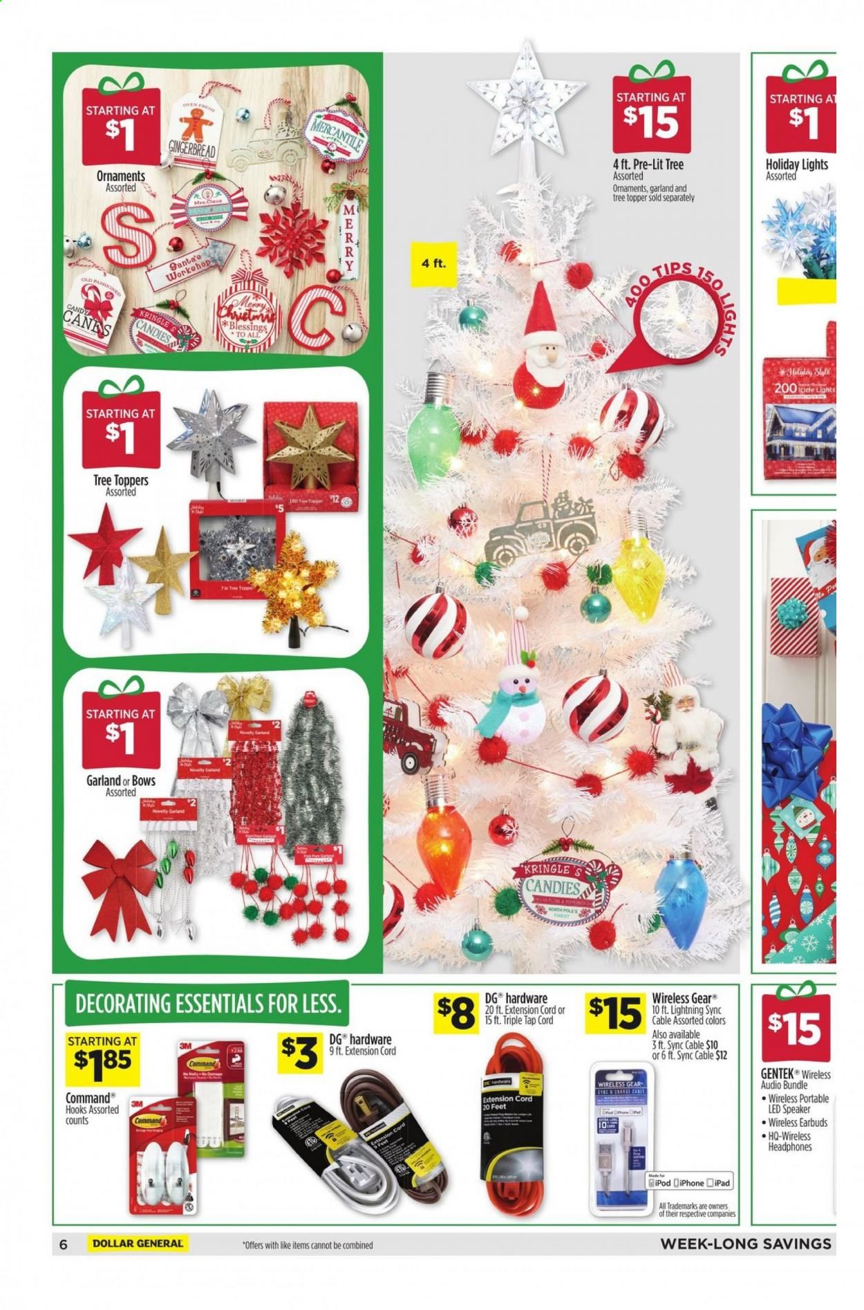 Dollar General (AL, AR, IA, LA, MI, NY, OH, OK, PA) Weekly Ad Flyer November 29 to December 5