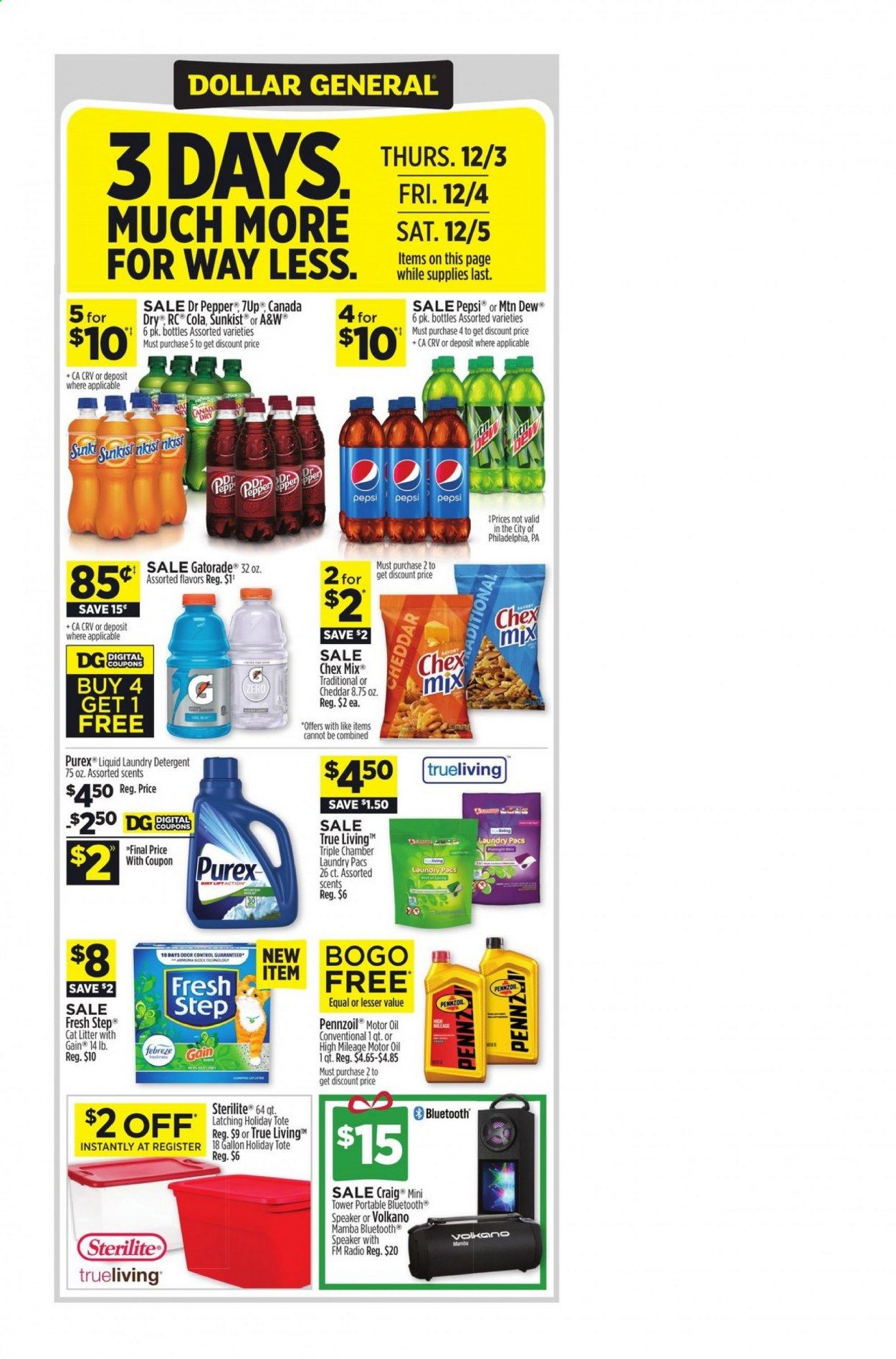Dollar General (TX) Weekly Ad Flyer November 29 to December 5