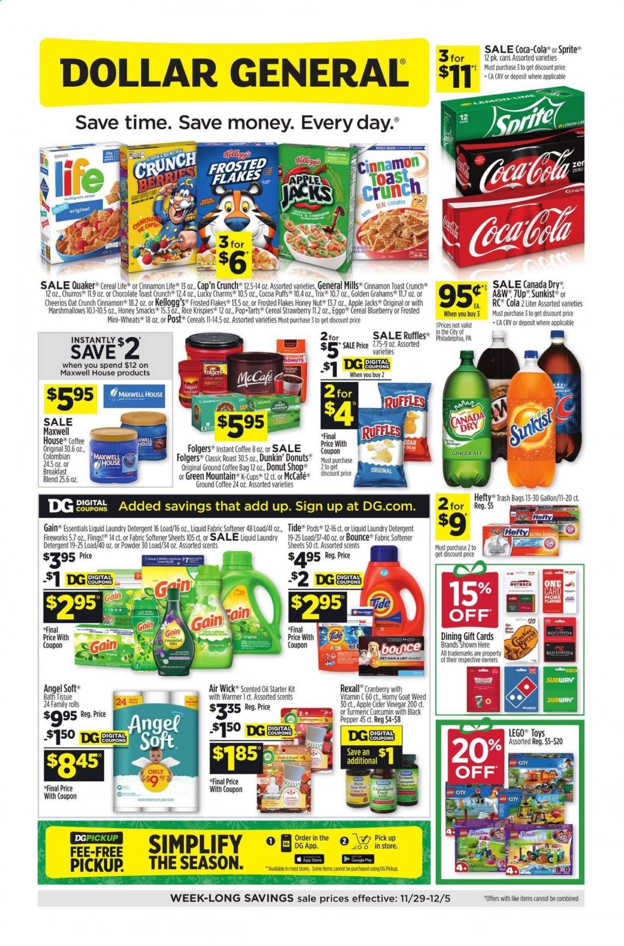 Dollar General Weekly Ad Flyer November 29 to December 5