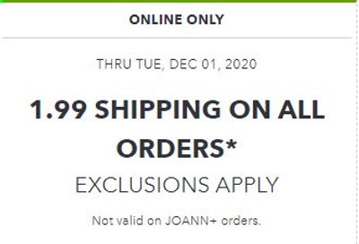JOANN Weekly Ad Flyer November 29 to December 1