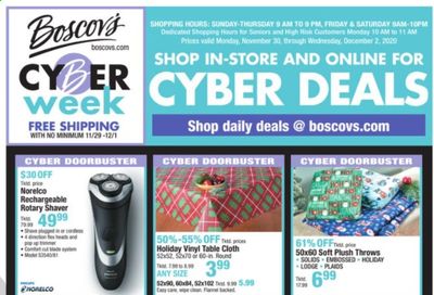 Boscov's Weekly Ad Flyer November 29 to December 2