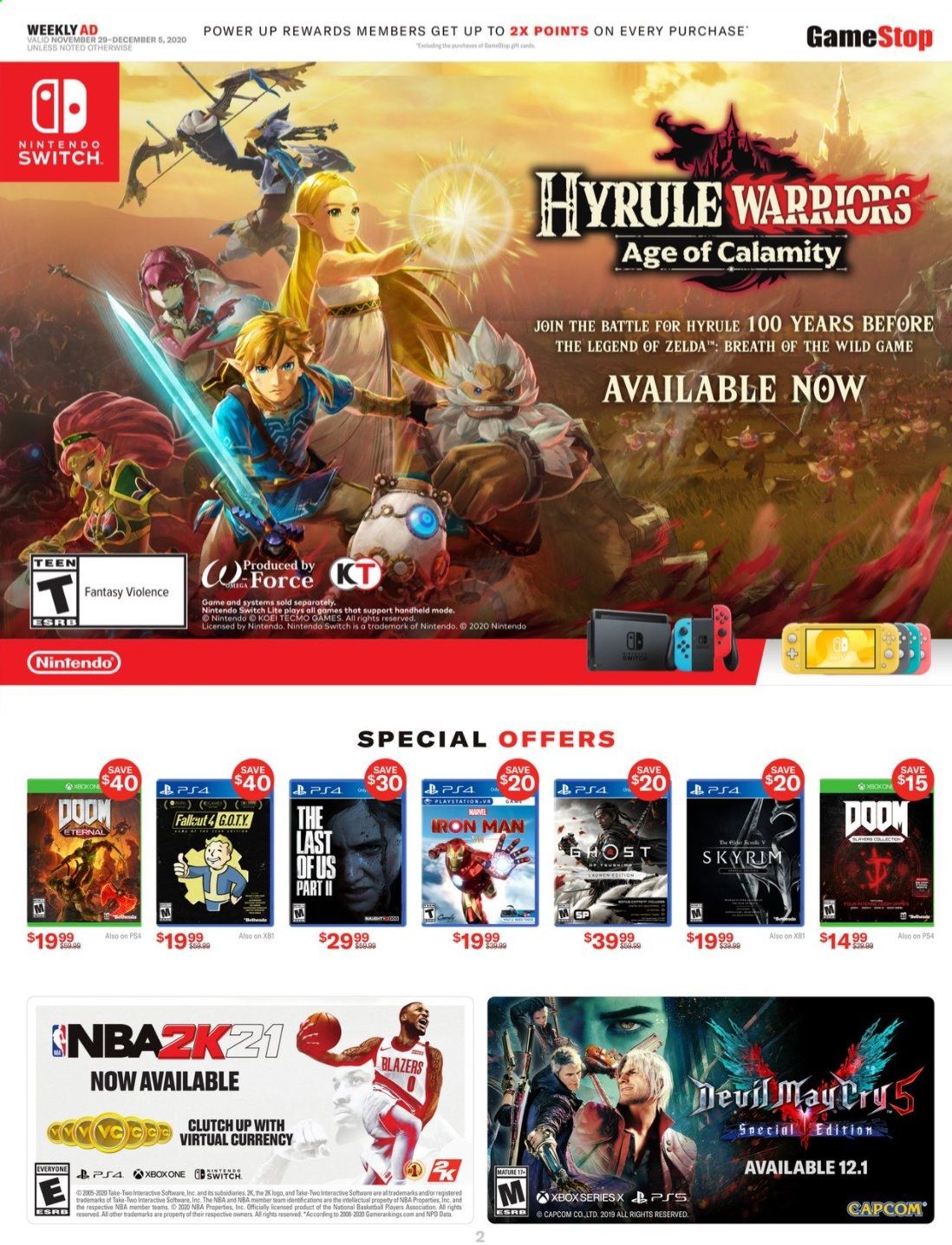 GameStop Weekly Ad Flyer November 29 to December 5