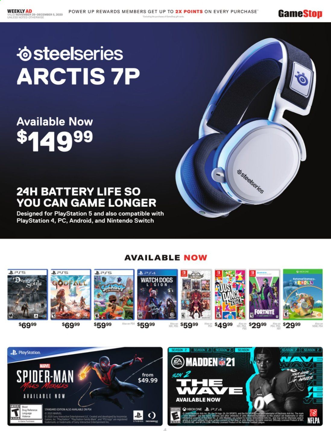 GameStop Weekly Ad Flyer November 29 to December 5