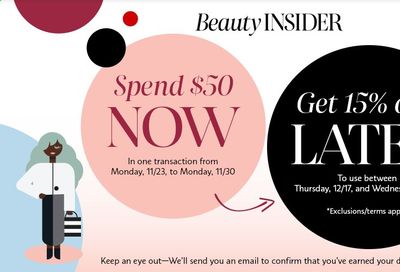 Sephora Weekly Ad Flyer November 23 to November 30