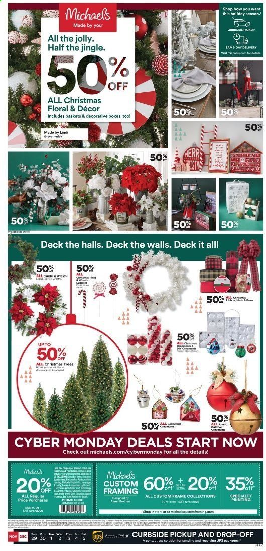 Michaels Weekly Ad Flyer November 29 to December 5