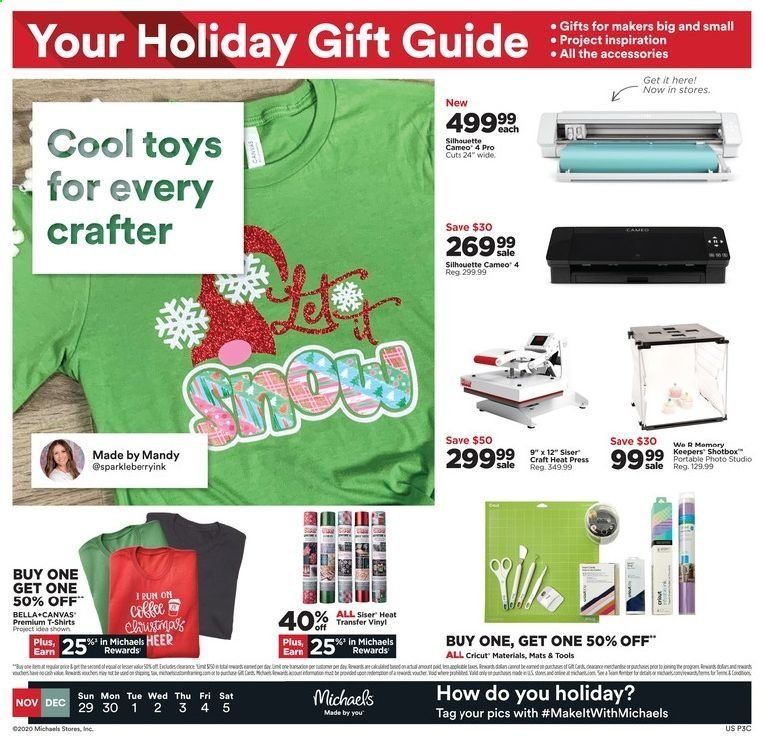 Michaels Weekly Ad Flyer November 29 to December 5