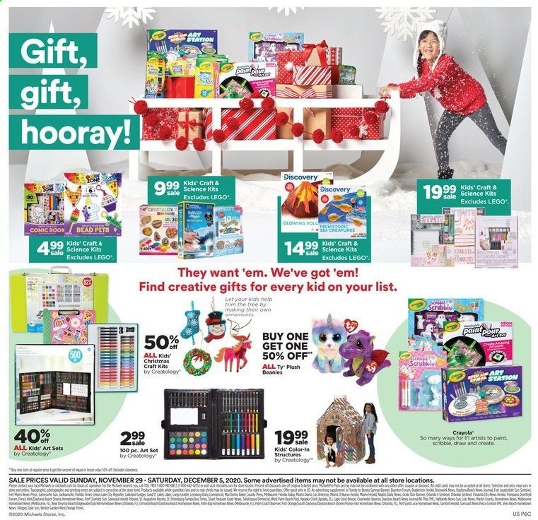 Michaels Weekly Ad Flyer November 29 to December 5