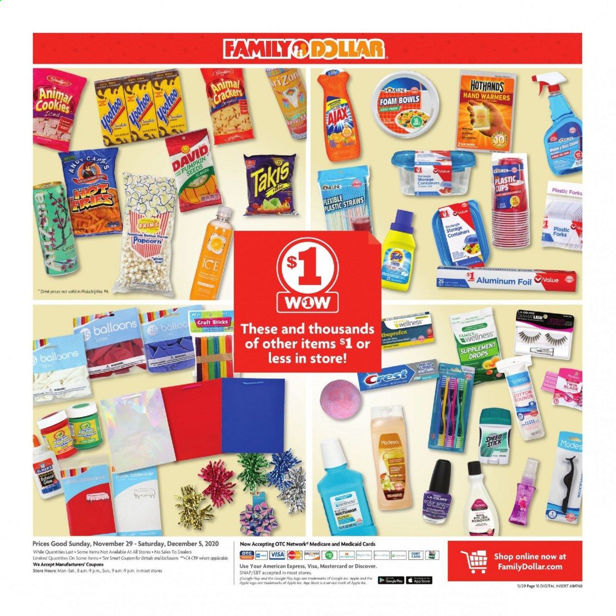 Family Dollar Weekly Ad Flyer November 29 to December 5