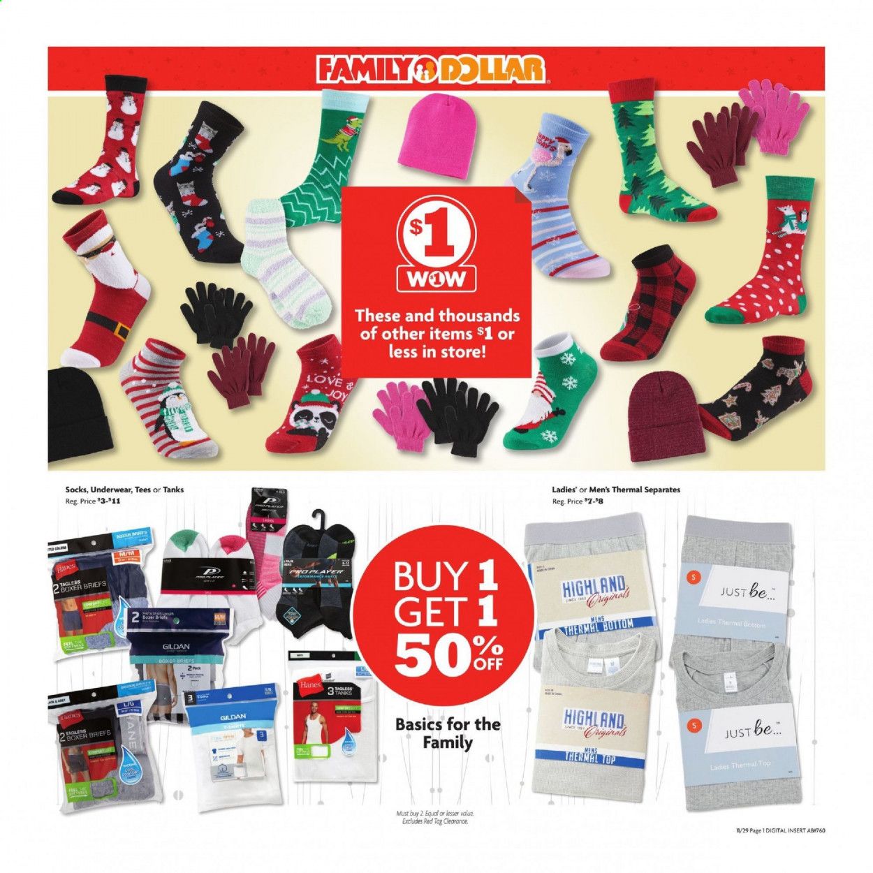 Family Dollar Weekly Ad Flyer November 29 to December 5