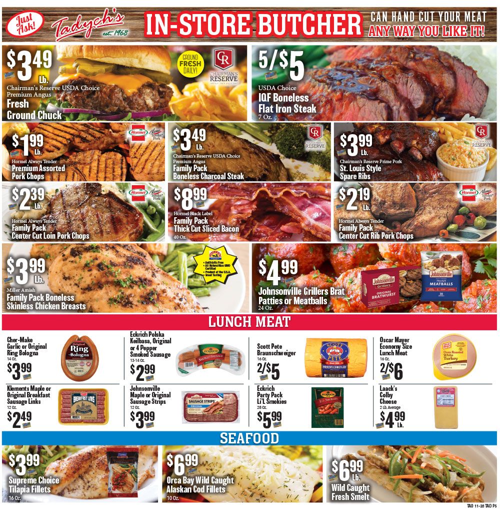 Tadych's Weekly Ad Flyer November 30 to December 6, 2020