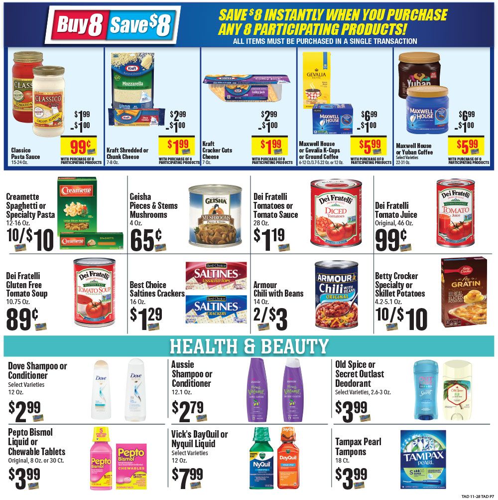 Tadych's Weekly Ad Flyer November 30 to December 6, 2020