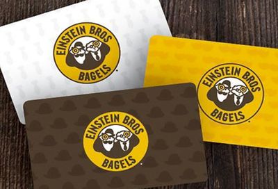Get 20% Off Online Gift Card Purchases at Einstein Bros. Bagels for a Limited Time Only