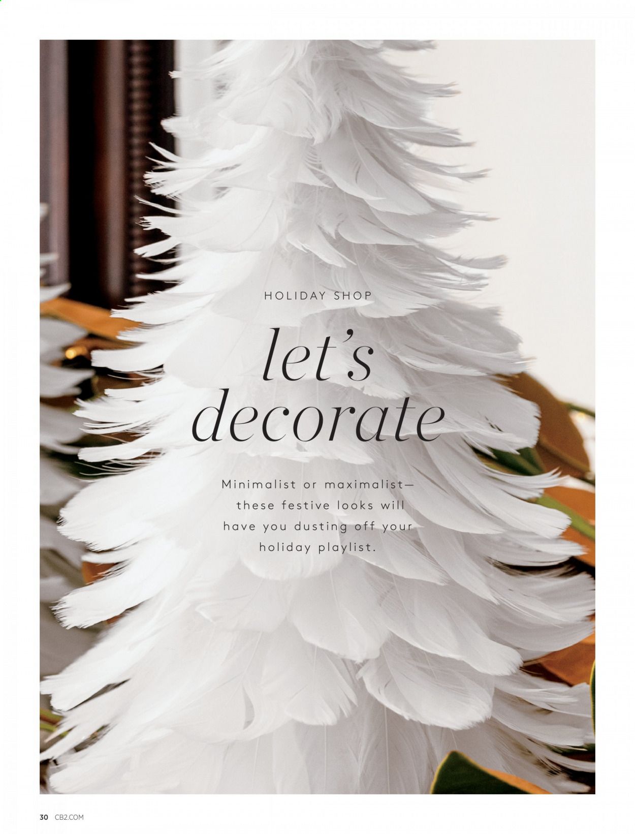 CB2 Weekly Ad Flyer December 1 to December 31