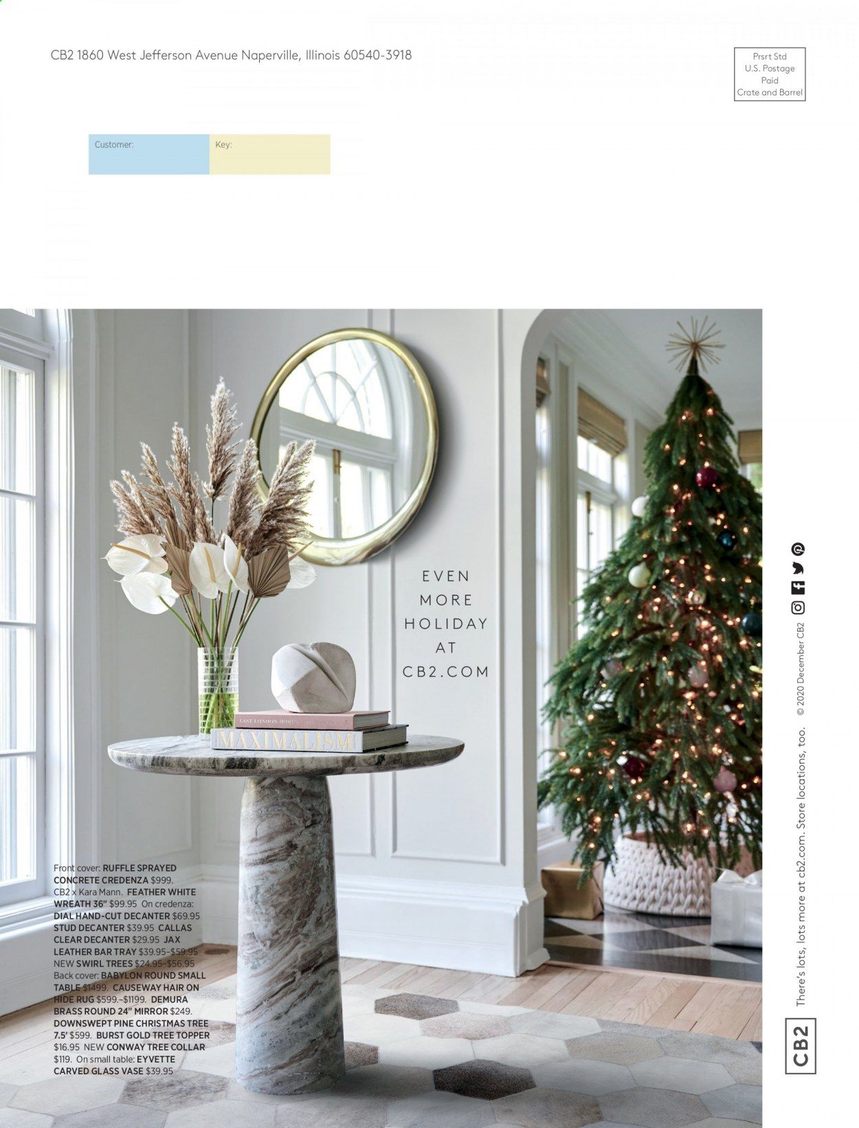 CB2 Weekly Ad Flyer December 1 to December 31