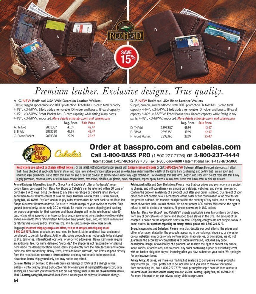 Cabela's Weekly Ad Flyer November 30 to December 24