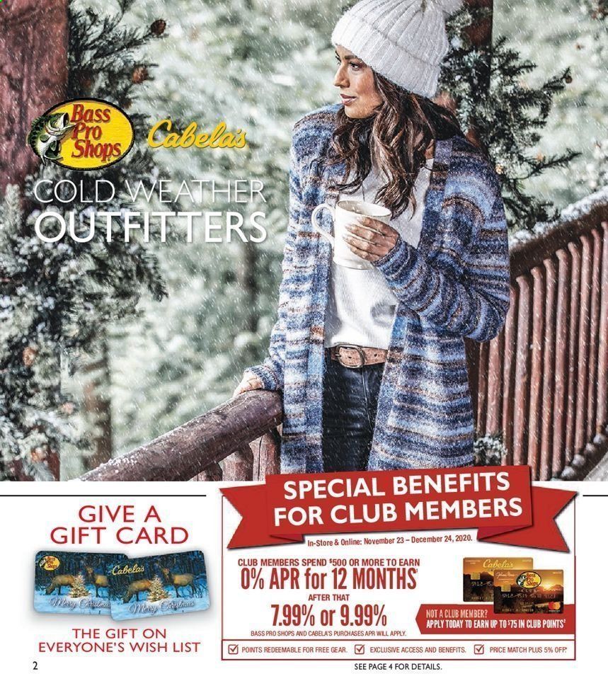 Bass Pro Shops Weekly Ad Flyer November 30 to December 24