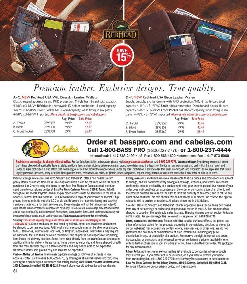 Bass Pro Shops Weekly Ad Flyer November 30 to December 24