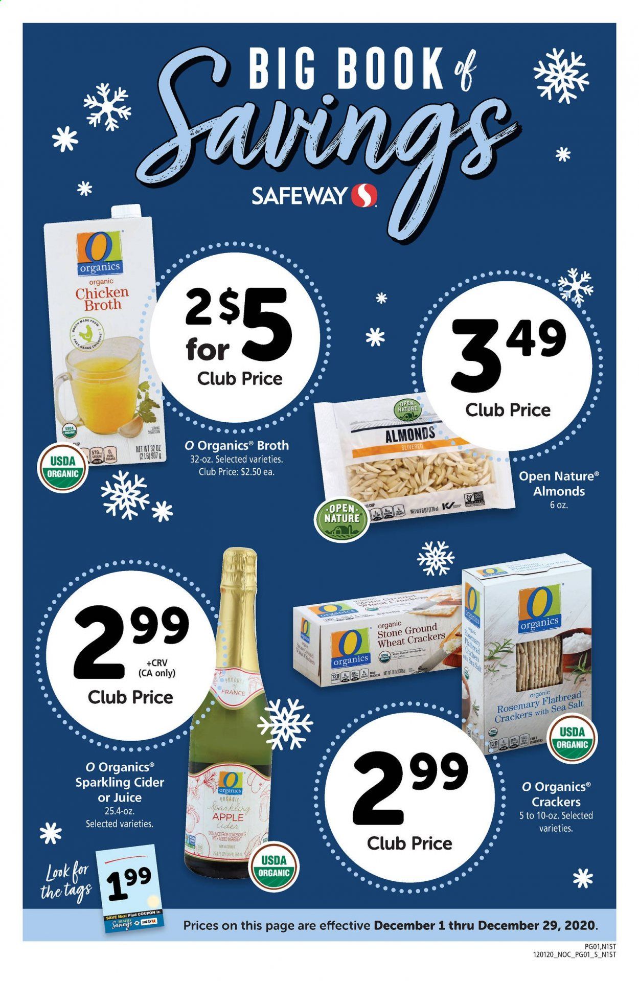 Safeway Weekly Ad Flyer December 1 to December 29