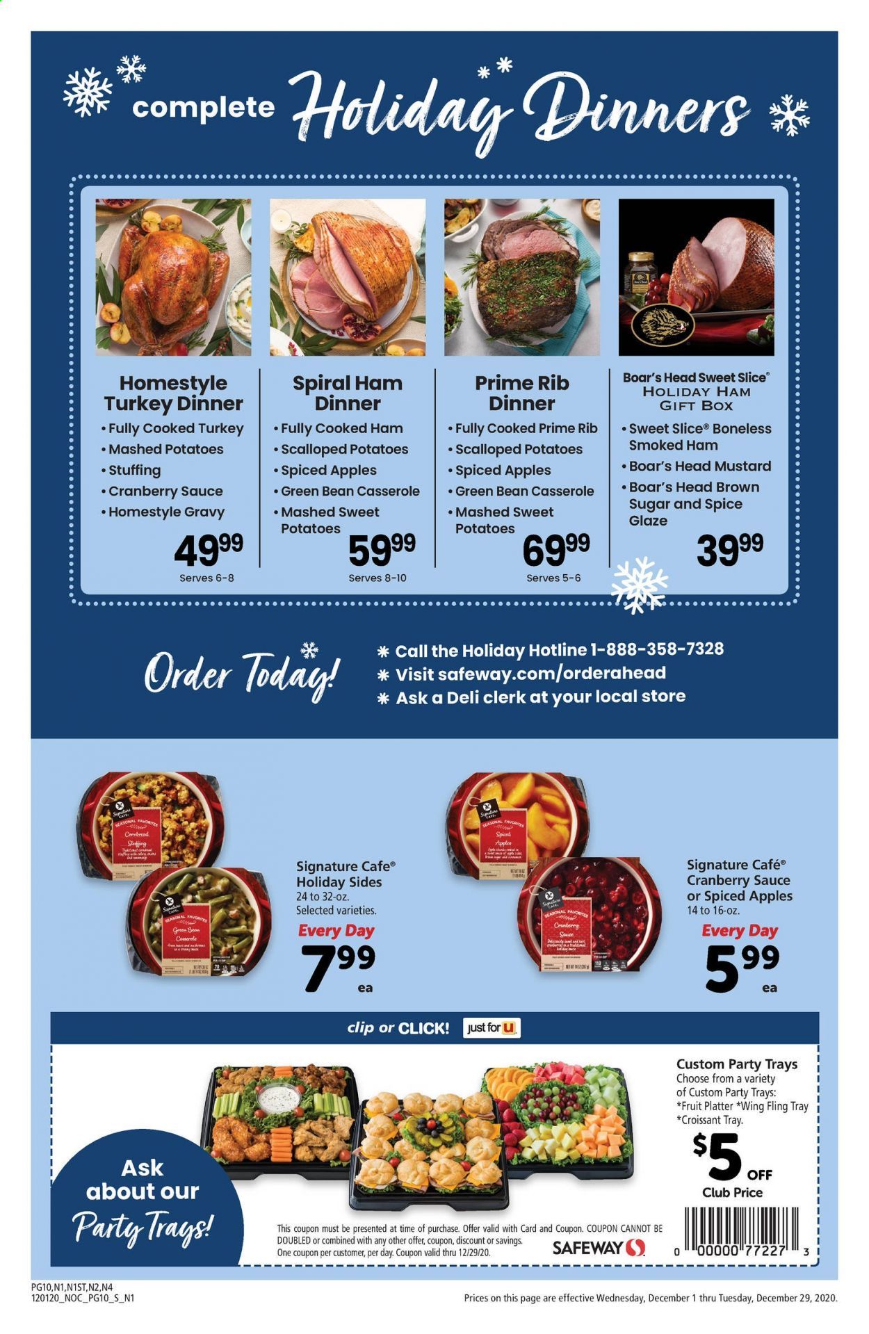 Safeway Weekly Ad Flyer December 1 to December 29