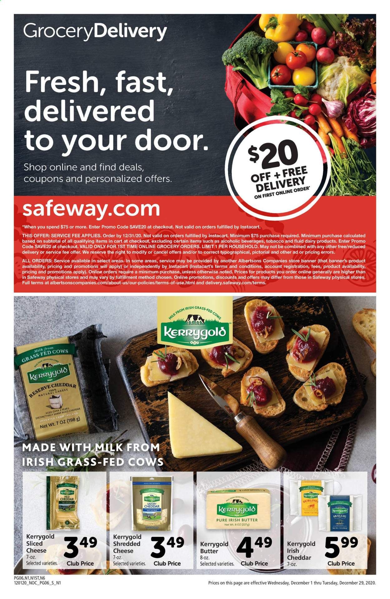 Safeway Weekly Ad Flyer December 1 to December 29