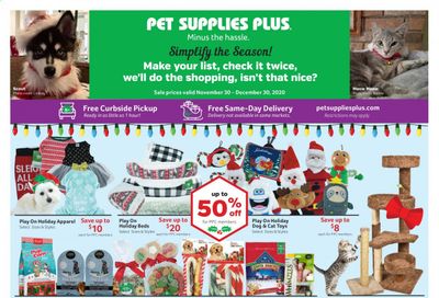 Pet Supplies Plus Weekly Ad Flyer November 30 to December 30