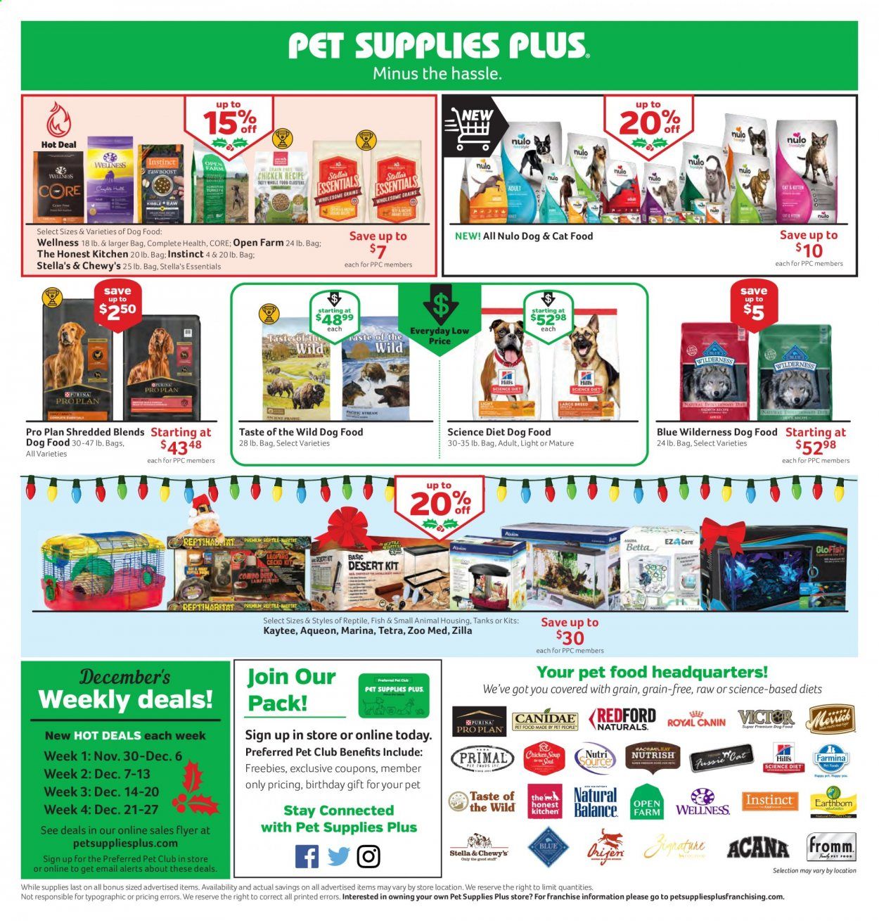 Pet Supplies Plus Weekly Ad Flyer November 30 to December 30