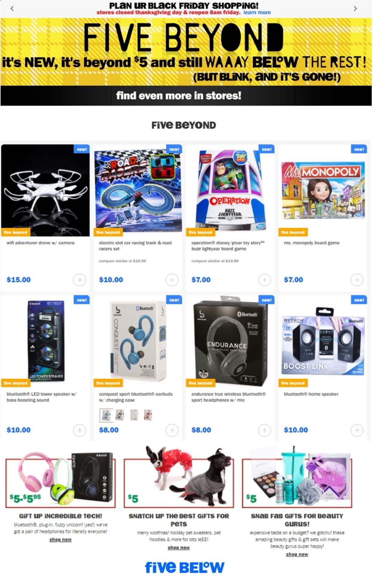 Five Below Weekly Ad Flyer November 25 to December 1