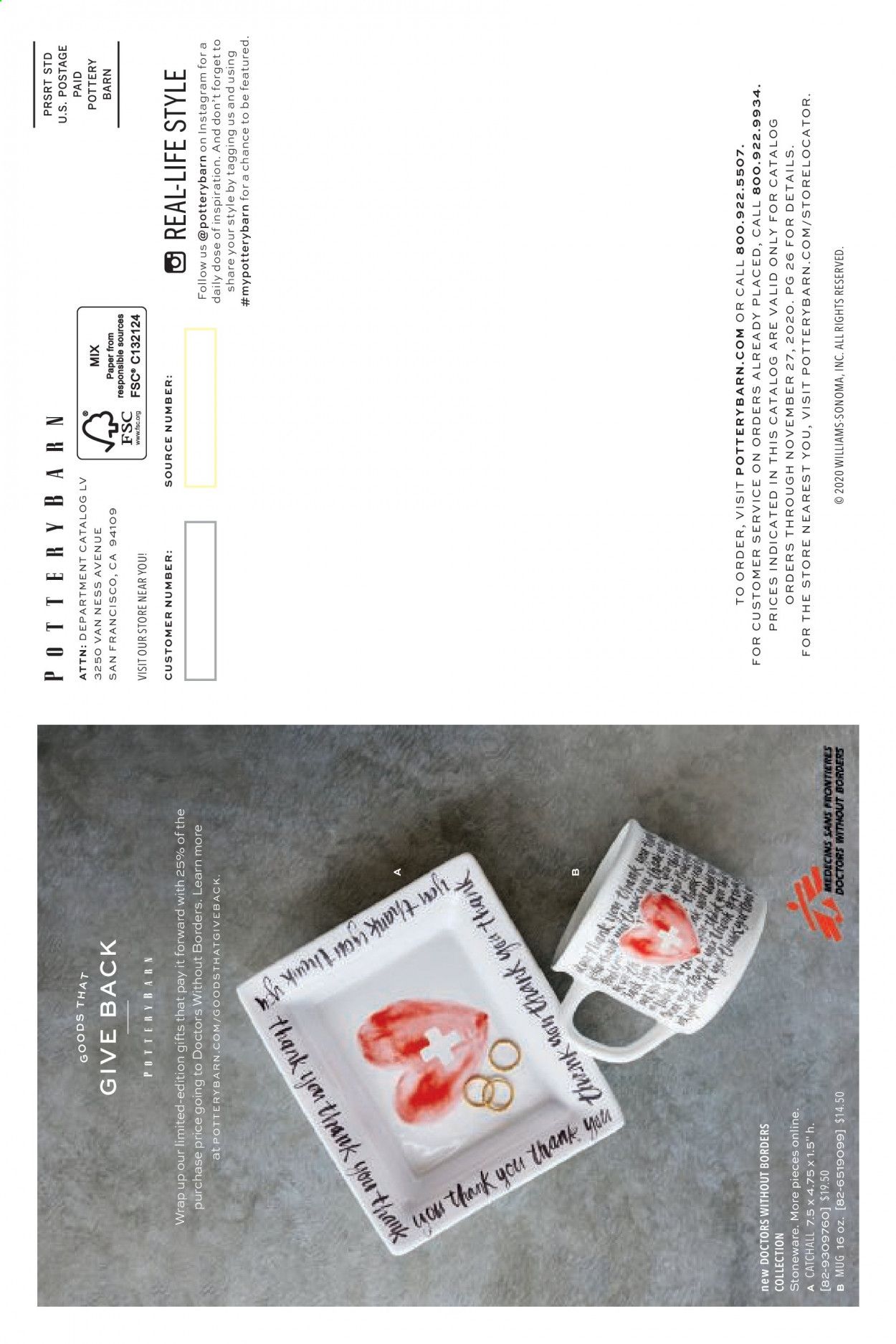Pottery Barn Weekly Ad Flyer December 1 to December 8